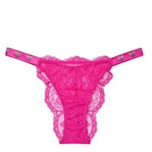 Victoria’s Secret Shine Strap Lace Brazilian Panty